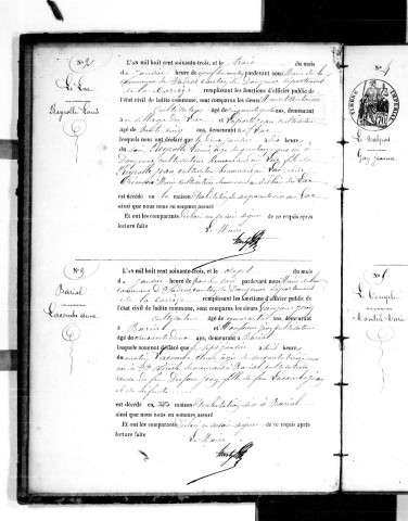 Décès (1863-1882)