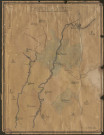 Plan aquarellé du canton de Vigeois. Sans date