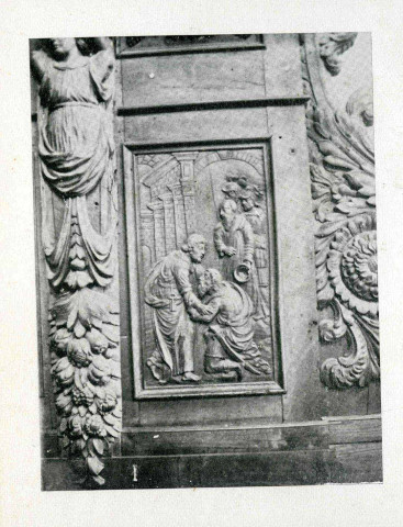 Premier panneau : la conversion du centurion Corneille.