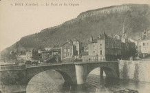 Bort-les-Orgues : "7. Bort (Corrèze) - Le pont et les Orgues".