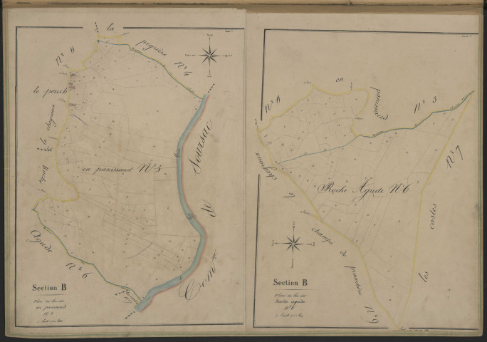 Sections B5-B6 d'en Panissaud et de Roche Agude