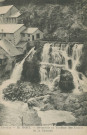 Bort-les-Orgues : "20. Bort - Déversoir et turbine des usines de la Cascade".