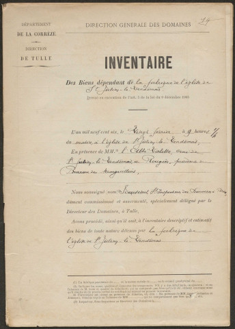 Saint-Julien-le-Vendômois.