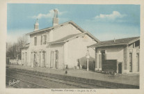 Egletons : "Egletons (Corrèze) - La gare du P.O.".