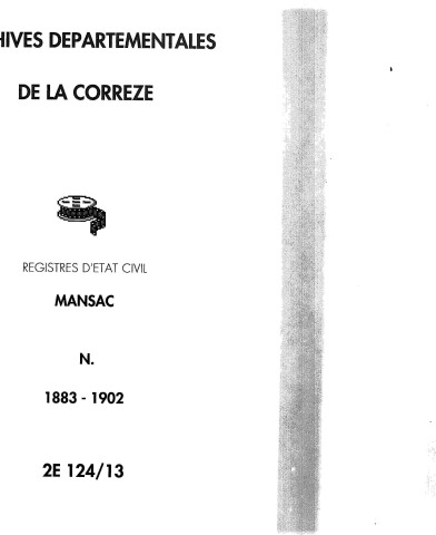 Naissances (1883-1902)