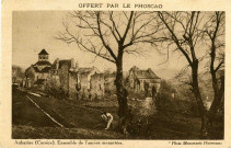 "Aubazine (Corrèze). Ensemble de l'ancien monastère".