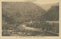 Saint-Martin-la-Méanne : "La Corrèze illustrée - 45. - Gorges de la Dordogne. - Panorama d'Eylac.".