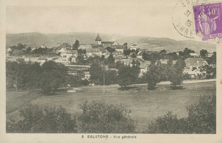 Egletons : "8 Egletons - Vue générale".