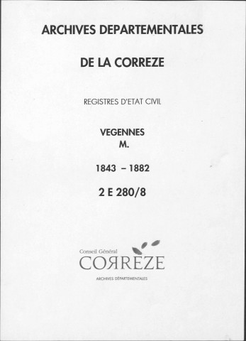 Mariages (1843-1882)