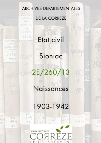 Naissances (1903-1942).