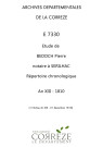 Répertoire chronologique : 1 nivôse an XIII-31 décembre 1810