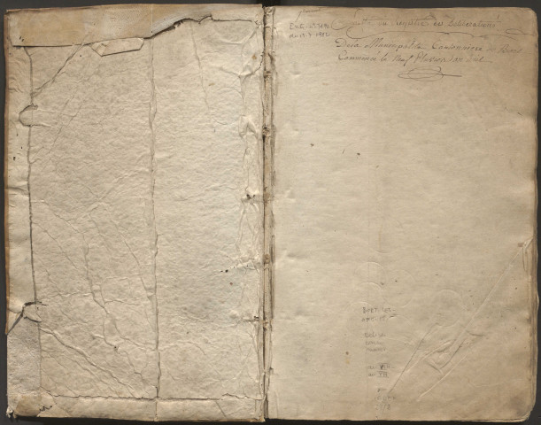 Délibérations du conseil municipal. 29 janvier 1800-14 juillet 1805