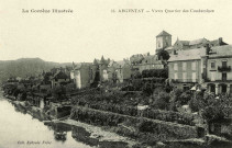 "La Corrèze Illustrée. 55. Argentat - Vieux Quartier des Condamines".