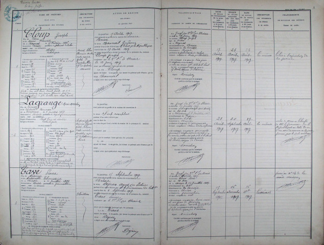 17 août 1907 - 19 décembre 1913