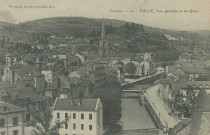 Tulle : "Corrèze - 10 - Tulle, vue générale et les quais".