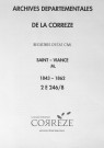 Mariages (1843-1862)