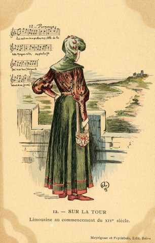 "11. - Sur la tour. Limousine au commencement du XIVe siècle".