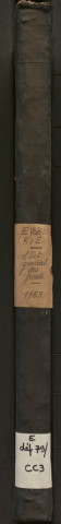 État général des fonds, enclave de [Chavagnac]. 27 août-06 septembre 1753