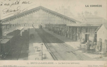 Brive-la-Gaillarde : "La Corrèze - 15. Brive-la-Gaillarde. - La gare (vue intérieure).".