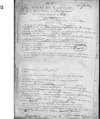 Mariages (1803-1848)