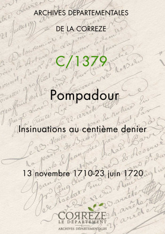 13 novembre 1710-23 juin 1720