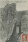Aubazine : "Corrèze - 5. Aubazine - Rocher St-Etienne et passage du canal".