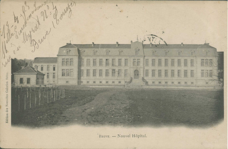 Brive-la-Gaillarde : "Brive. - Nouvel hôpital.".