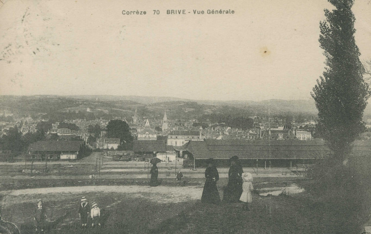Brive-la-Gaillarde : "Corrèze 70 Brive - vue générale".