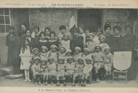 Meymac : "Les maisons Claires - Siège social 51, rue Saint-Georges, Paris - Préste fondatrice: Yvonne Sarcey. - Président : Dr Raoul Baudet - A la Maison Claire de Meymac (Corrèze)".