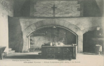 Aubazine : "Obazine (Corrèze) - Abbaye cistercienne ( XIIe siècle) - La cuisine".
