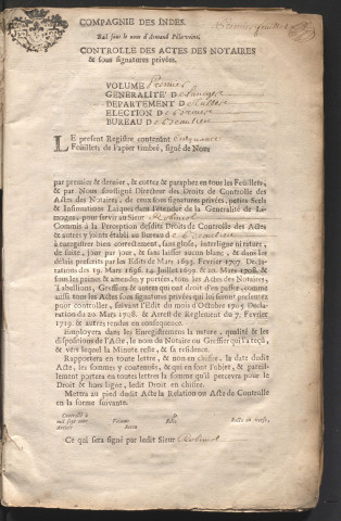 1er juillet 1720-26 février 1723