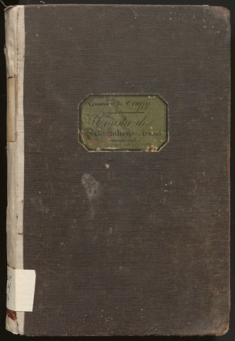 Délibérations du conseil municipal. 1er février 1891-03 octobre 1913