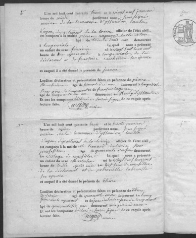 Naissances (1843-1882)