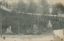 Brive-la-Gaillarde : "Brive - 61 - Les jardins de St-Antoine, l'Agonie du Christ et la statue de St-Pascal".