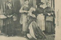 Treignac : "La Corrèze pittoresque - 6. - Treignac. - La coupe des cheveux".