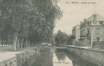 Brive-la-Gaillarde : "15. - Brive. - Allées du canal".
