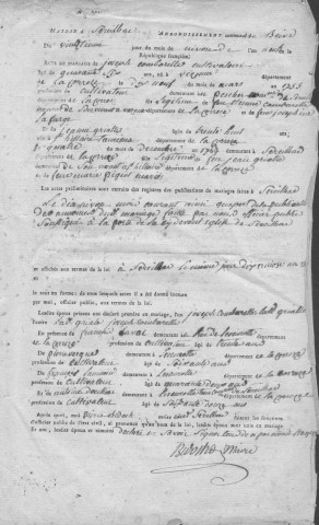 Mariages (1801-1842)