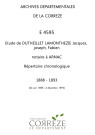 Répertoire chronologique : 24 juin 1888-4 décembre 1893