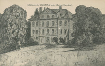Cosnac : "Château de Cosnac près Brive (Corrèze)".