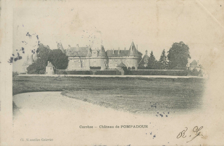 Arnac-Pompadour : "Corrèze - Château de Pompadour".
