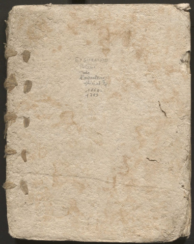 Relevé de l'arpentement général des fonds.