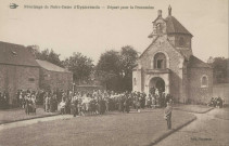 Eygurande : "Pélerinage de Notre-Dame d'Eygurande - Départ pour la procession".