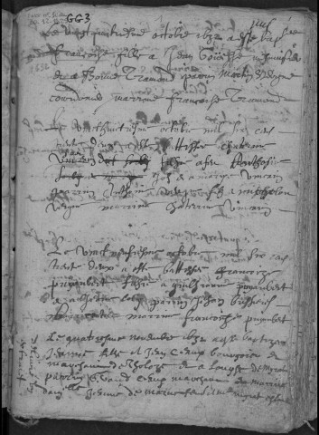 Saint-Julien : baptêmes (octobre 1632-août 1638).