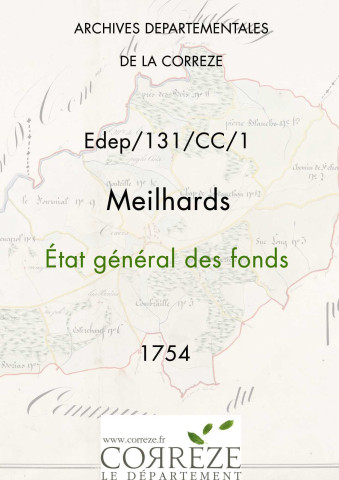 État général des fonds.