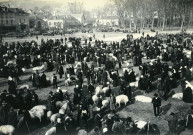 Place de la Guierle, jour de foire.