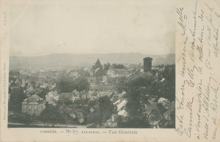 Allassac : "Corrèze - N° 57 - Allassac - Vue générale".