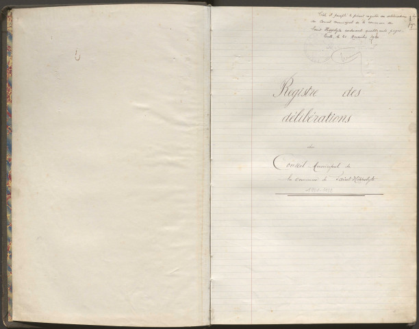 Saint-Hippolyte : Délibérations du conseil municipal (1er mai 1921-2 juillet 1923). Délibérations de la commission d'assistance et du bureau de bienfaisance (29 mai 1921-17 juillet 1932). Syndicat de Ruffaud (26 juillet 1931-6 mars 1932). Arrêtés du maire (13 février 1921-27 août 1925).