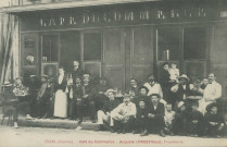Ussel : "Ussel (Corrèze) - Café du commerce - Auguste Longevialle, propriétaire".