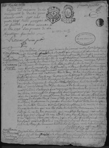 Naissances (1793-1802)