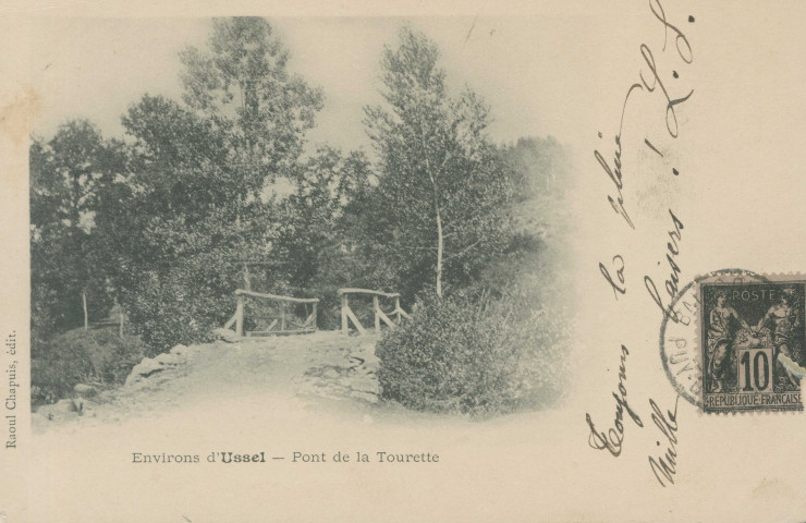 Ussel : "Environs d'Ussel - Pont de la Tourette".